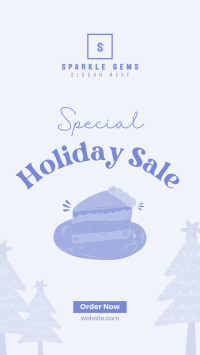 Special Holiday Cake Sale Facebook story Image Preview