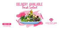 Fresh Salad Twitter Post Design