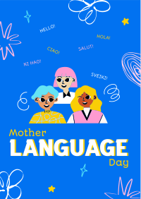 Mother Language Celebration Flyer Image Preview