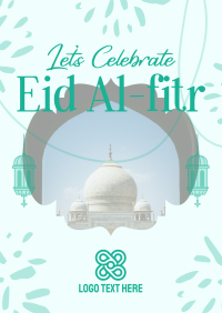 Eid Al Fitr Greeting Flyer Design