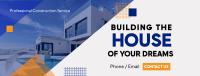 Building Home Construction Facebook Cover Design