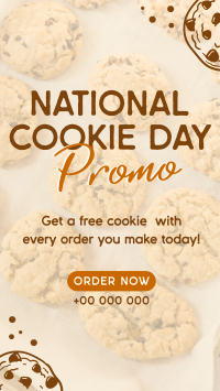 Cookie Day Discount YouTube Short Design