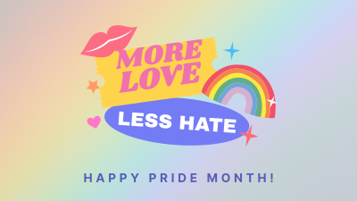 More Love, Less Hate Facebook event cover Image Preview