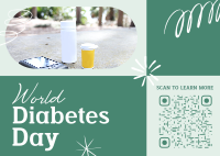 Diabetes Care Focus Postcard Image Preview
