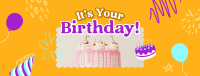 Kiddie Birthday Promo Facebook cover Image Preview