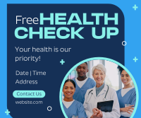 Free Health Checkup Facebook Post Design