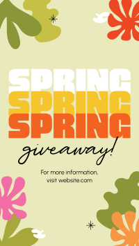 Spring Giveaway Instagram Reel Image Preview