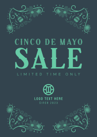 Mexican Party Sale Poster Design