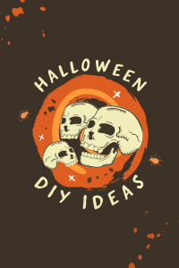 Halloween Skulls DIY Ideas Pinterest Pin Image Preview