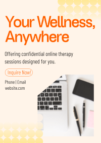 Wellness Online Therapy Flyer Preview