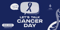 Cancer Awareness Discussion Twitter Post Image Preview