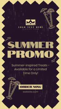 Cafe Summer Promo TikTok Video Design