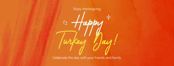 Paint Texture Thanksgiving Facebook Cover Design Image Preview