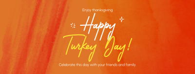 Paint Texture Thanksgiving Facebook cover