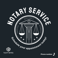 Notary Seal Instagram post Image Preview