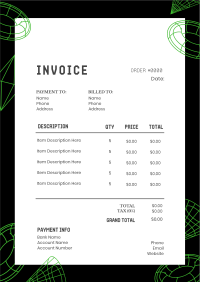 3D Tech Invoice Image Preview