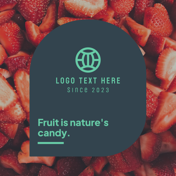 Healthy Food Strawberry Instagram Post Design Image Preview