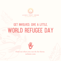 World Refugee Day Dove Instagram post Image Preview