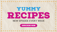 Yummy Recipes YouTube Video Design