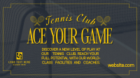 Elegant Tennis Club Animation Preview