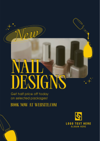 New Nail Designs Poster Design