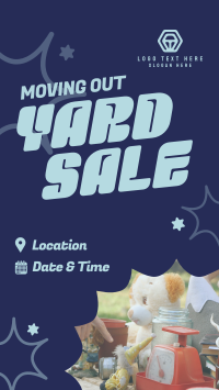 Moving Out Yard Sale Instagram Story Design