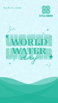 Quirky World Water Day Facebook story Image Preview