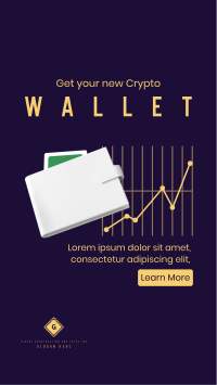 Get Crypto Wallet  Facebook story Image Preview