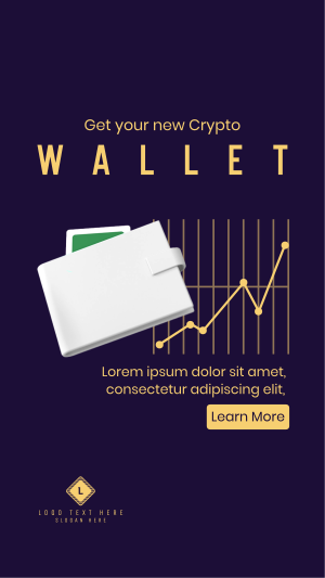 Get Crypto Wallet  Facebook story Image Preview