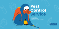 Pest Control Service Twitter post Image Preview