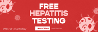 Textured Hepatitis Testing Twitter Header Preview