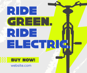 Green Ride E-bike Facebook post Image Preview