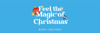 Magical Christmas Twitter Header Design
