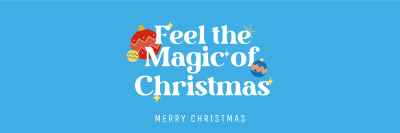 Magical Christmas Twitter header (cover) Image Preview