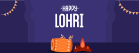 Happy Lohri Facebook Cover Design