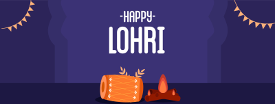 Happy Lohri Facebook cover Image Preview