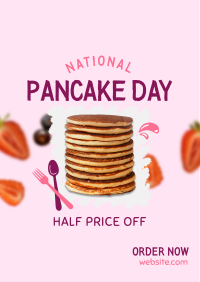 Berry Pancake Day Flyer Image Preview