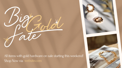 Big Gold Sale Facebook event cover Image Preview