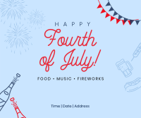 4th of July Celebration Facebook post Image Preview