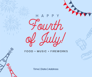 4th of July Celebration Facebook post