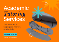 Academic Tutoring Service Postcard Image Preview