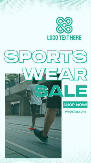 Sportswear Sale Instagram story Image Preview