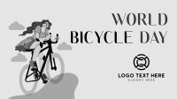 Lets Ride this World Bicycle Day Facebook Event Cover Design