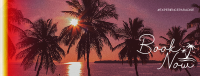Sunset in Paradise Facebook Cover Design