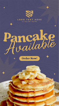 Pancakes Now Available Instagram Reel Design