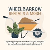 Garden Wheelbarrow Instagram post Image Preview