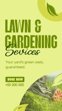 Professional Lawn Care Services TikTok video Image Preview