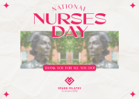 Retro Nurses Day Postcard Design