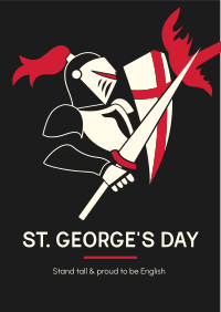 St. George's Battle Knight Flyer Design