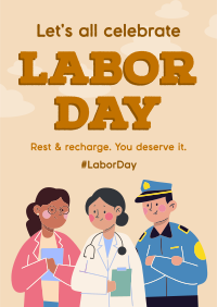 Happy Labor Day Flyer Design